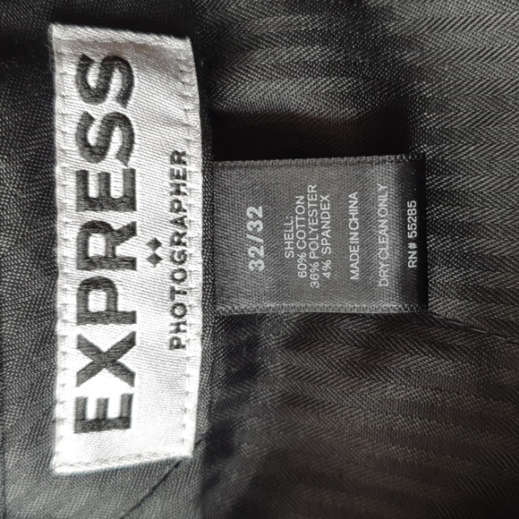 Express Navy Blue Slim Dress Pants - Picture 7 of 8